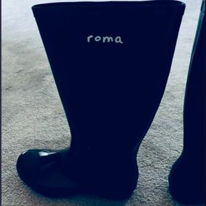 ROMA EMMA MID NATURAL RUBBER VEGAN WATERPROOF RAIN BOOTS - Never worn!